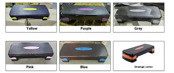 Fit Step aerobic exercise platform in choice of colours with anti-slip surface, dimensions 68x28x15cm