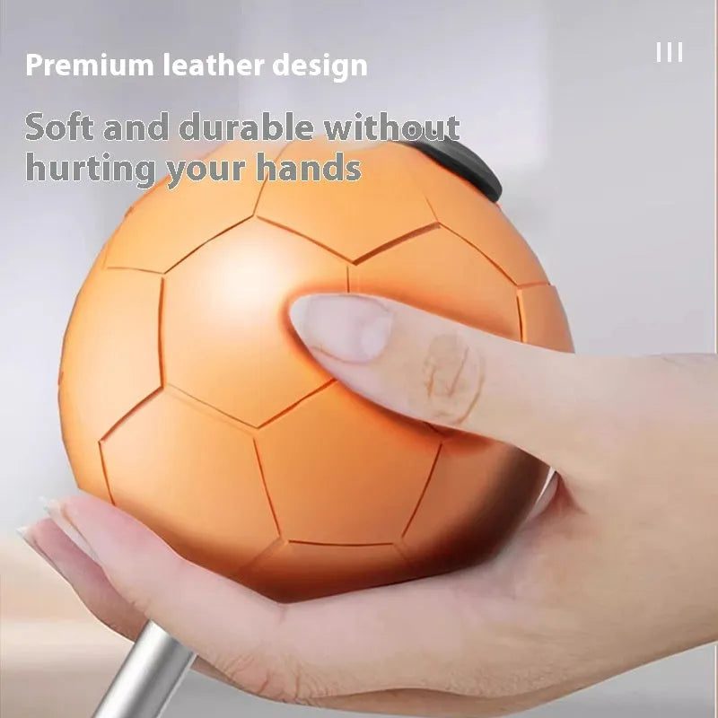 Vertical boxing reaction speed ball with roly-poly design in grey and orange colour options