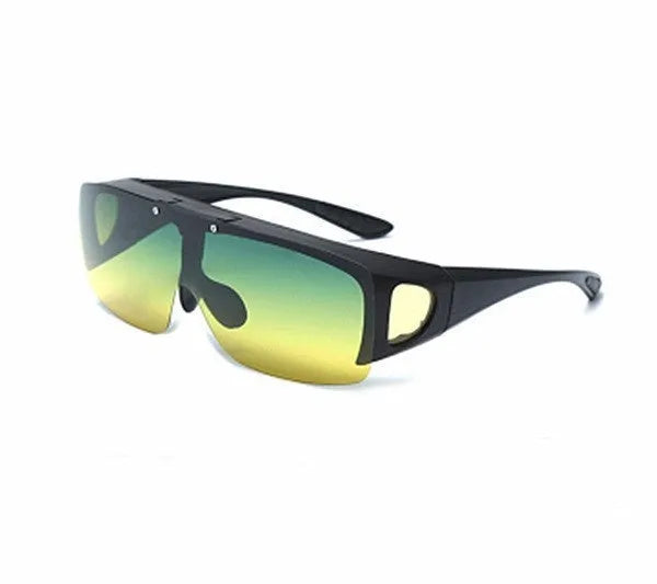 Polarised myopia sunglasses with a one-piece frame for outdoor sports like cycling and mountain climbing.