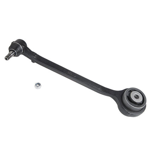 Black automobile swing arm control arm for Chrysler and Dodge vehicle suspension systems