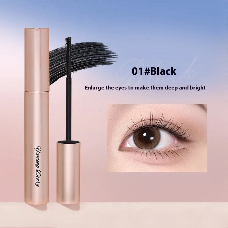 Long Curling Long-Lasting Mascara tube in Black or Brown shade.