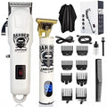 Rechargeable stainless steel cutter head hair clipper with USB charging port