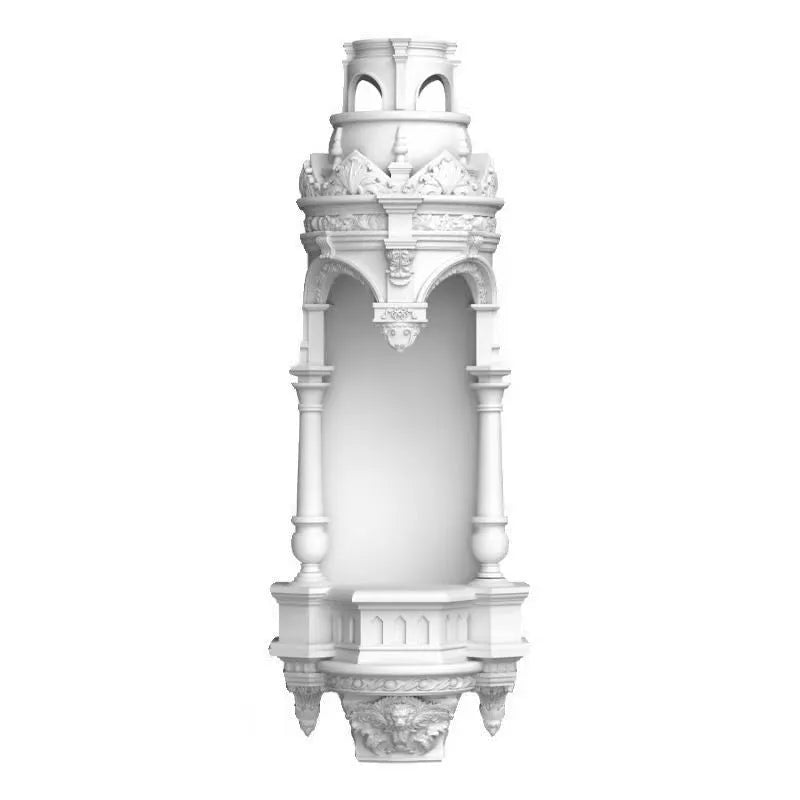 Gypsum aromatherapy wall lamp with halogen bulb and warm light for altar and corridor