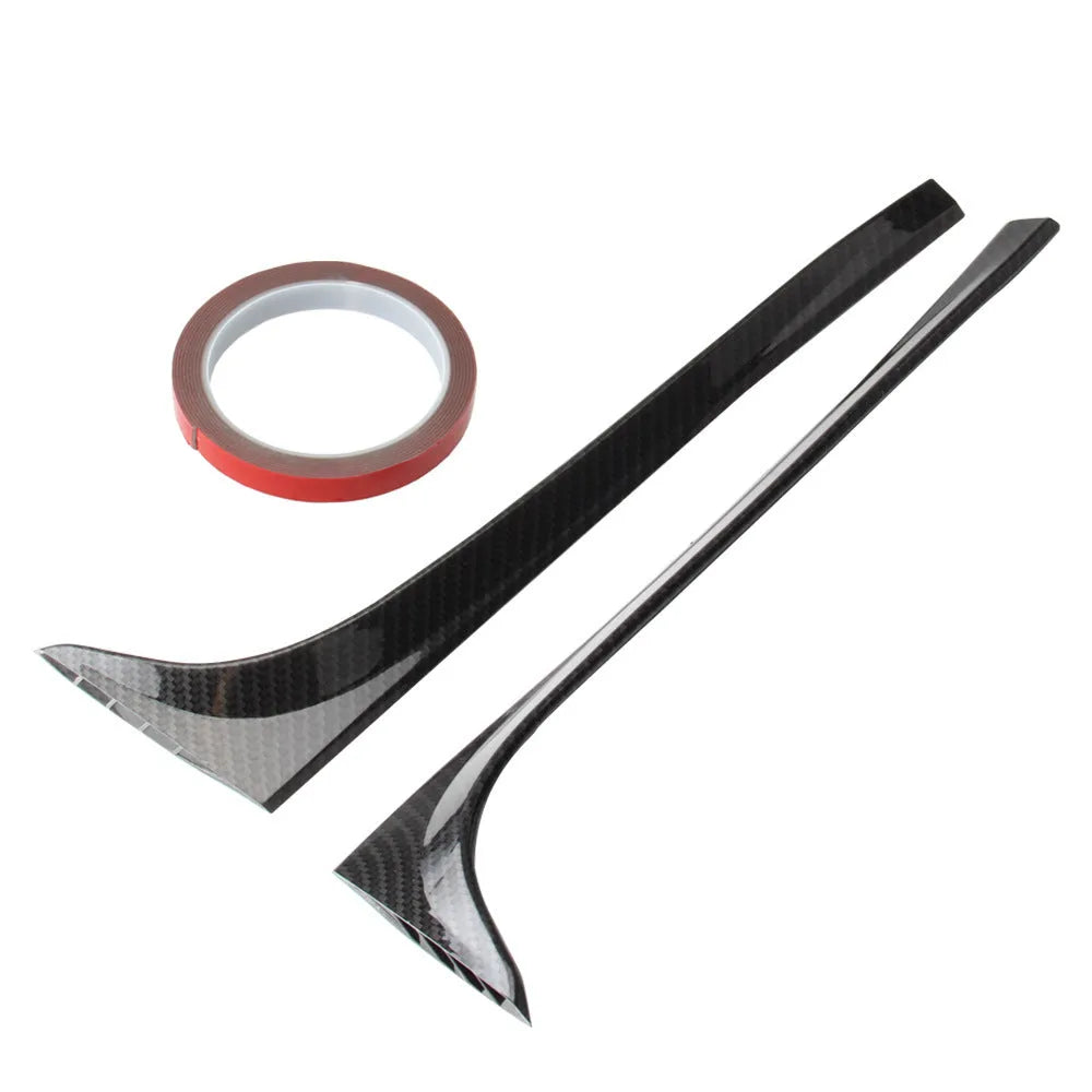 Glossy black ABS plastic rear window spoiler wing for Volkswagen Golf 7 MK7 car.