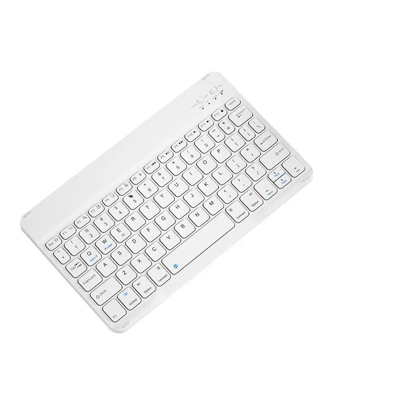 Bluetooth keyboard for tablets and PCs in various colours including white, green, and pink
