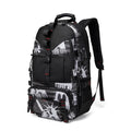 Men's large waterproof Oxford cloth hiking backpack in multiple colour options on a neutral background.