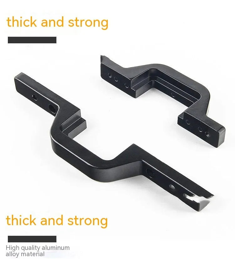 Black aluminium alloy reversing light bracket for Jeep Wrangler LED work lights