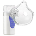 Handheld columnar plastic USB nebuliser with a single fog outlet.