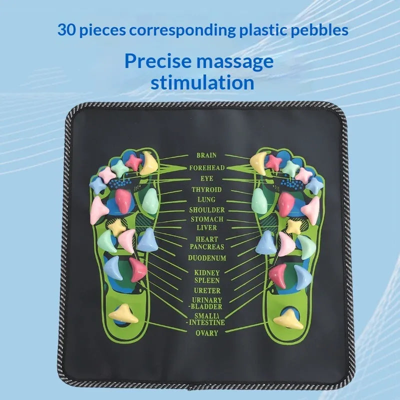 Health Path Cobblestone Foot Massage Mat PVC 35x35cm for health massage