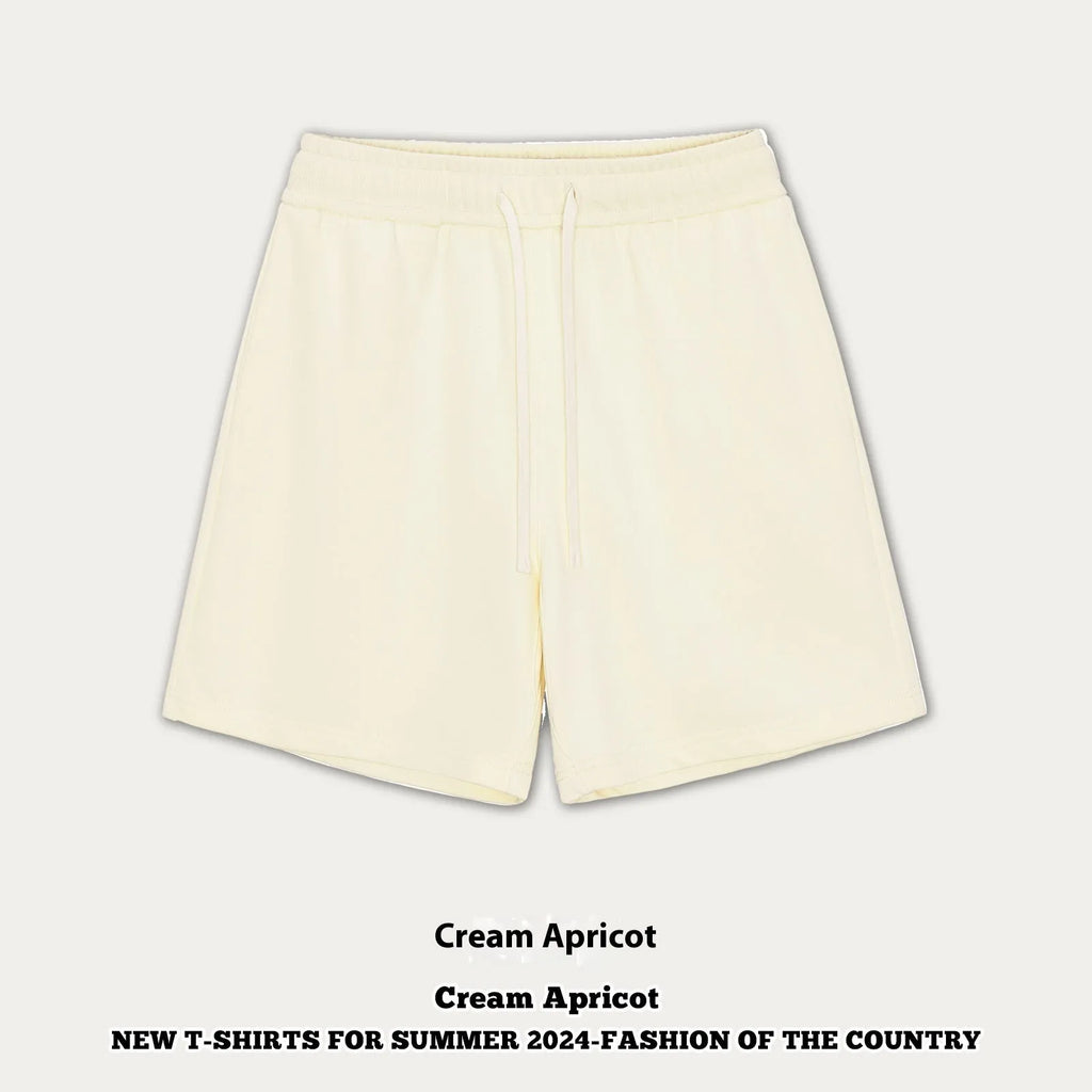 Loose-fit cotton denim shorts for a baby, shown in a neutral colour like khaki or grey.