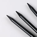 Carbonized pencil suit with solid graphite cores in wooden casing, suction card packaging