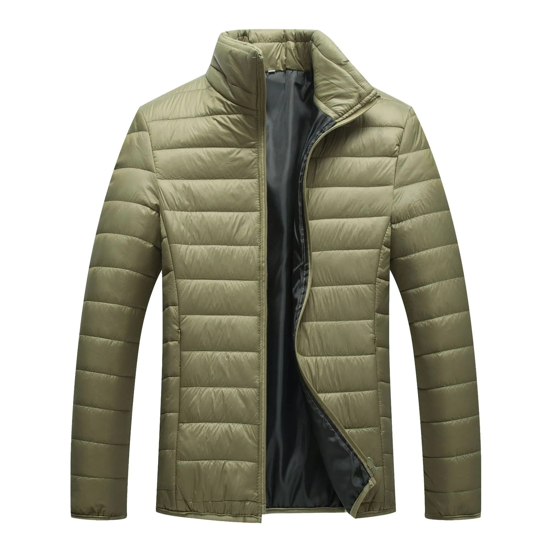 Men's cotton padded hooded cardigan jacket in thickened style with cotton filler, available in multiple colours