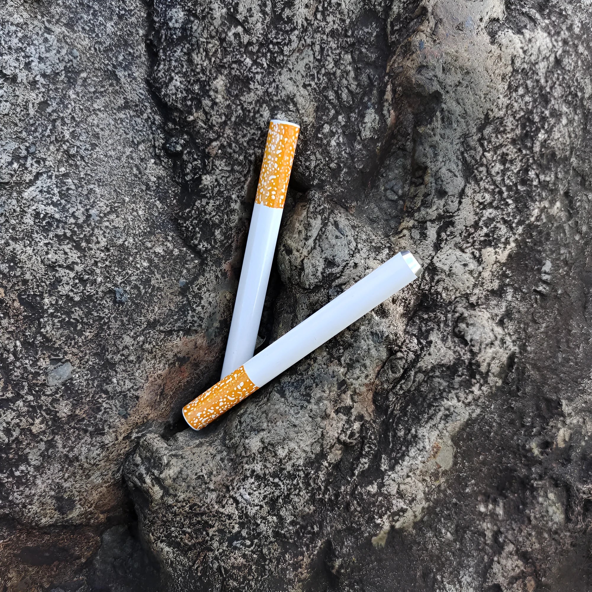 78mm aluminium cigarette shaped smoke tube with washable filter and keychain bottle opener multi-tool