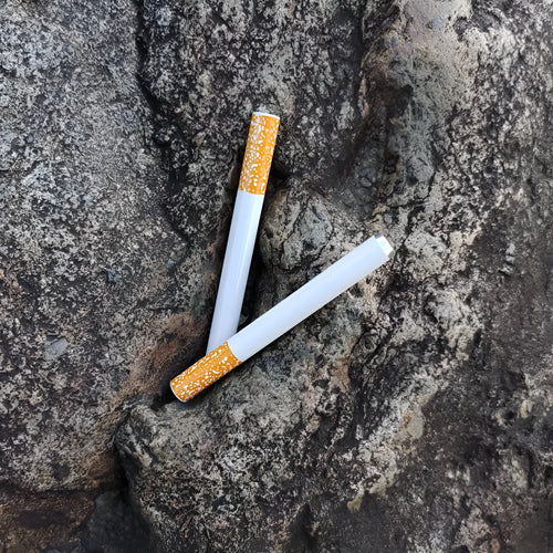 78mm aluminium cigarette shaped smoke tube with washable filter and keychain bottle opener multi-tool