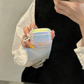 Silicone headset case with magic laser ring pattern for AirPods protection