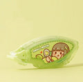 Dotting glue adhesive in plastic container with nozzle, available in peach, lemon, blueberry, butter and grape colours