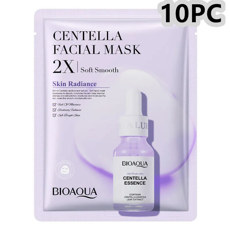 Collagen and hyaluronic acid gel facial sheet mask 30g single use
