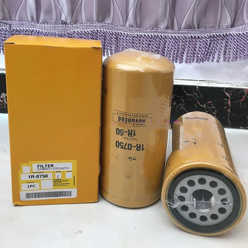 1R-0750 fuel filter element for removing oil impurities from fuel systems