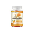Pack of 60 Meihei white cap gummy supplements containing astaxanthin, lycopene, and vitamins.