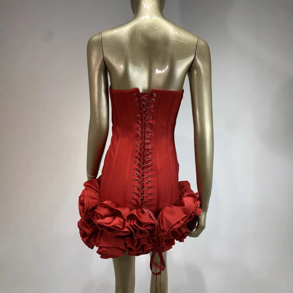 Women's urban style dress in solid colour with mid-waist design and polyester fabric