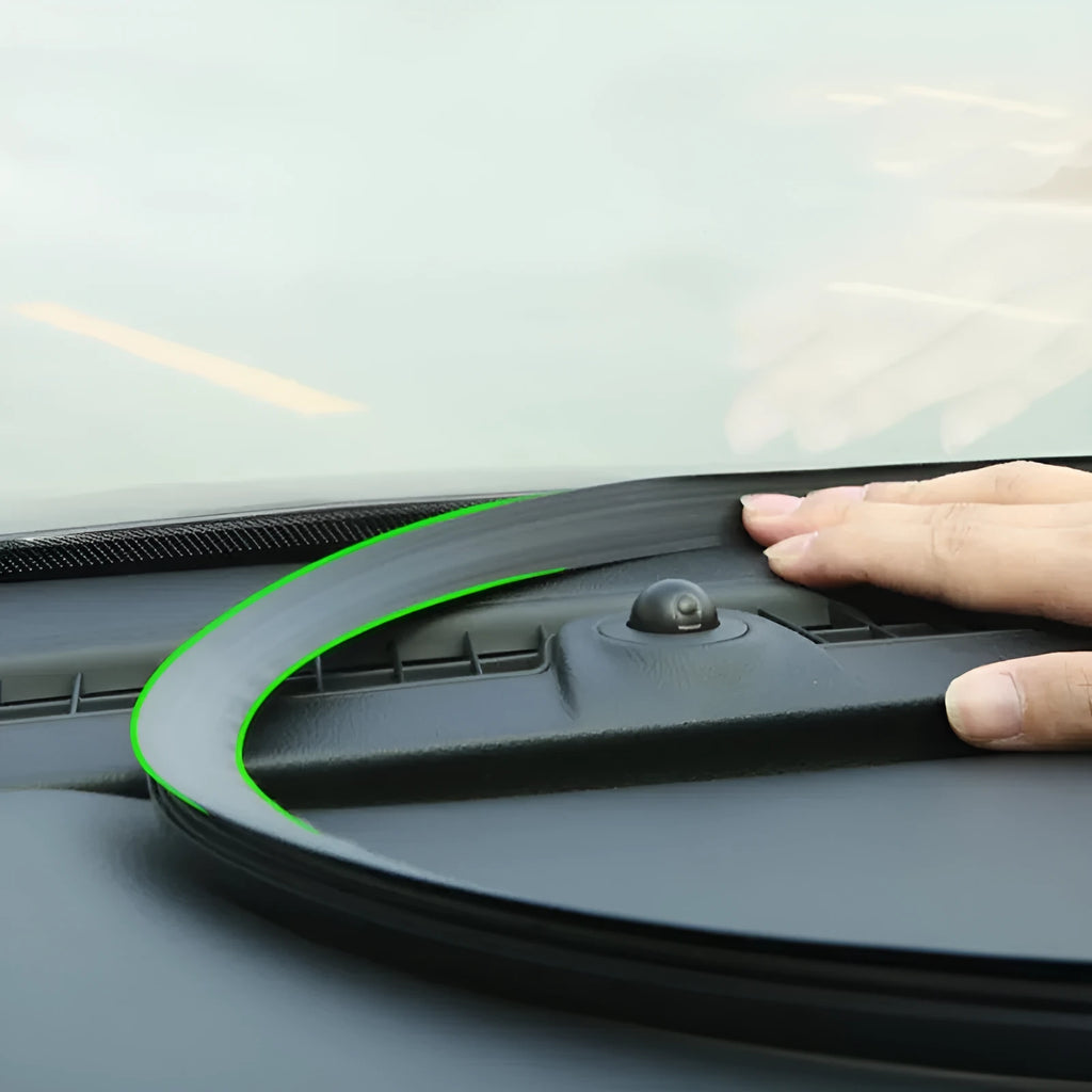 1.6 metre long silicone soundproof seal strip for Mitsubishi Outlander dashboard installation.
