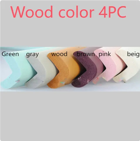 Anti-collision corner protector strip for baby safety, 2m length, 8cm width, colour beige