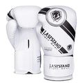 Pair of PU leather boxing gloves in black gold colour, 10oz size, vertical style for training