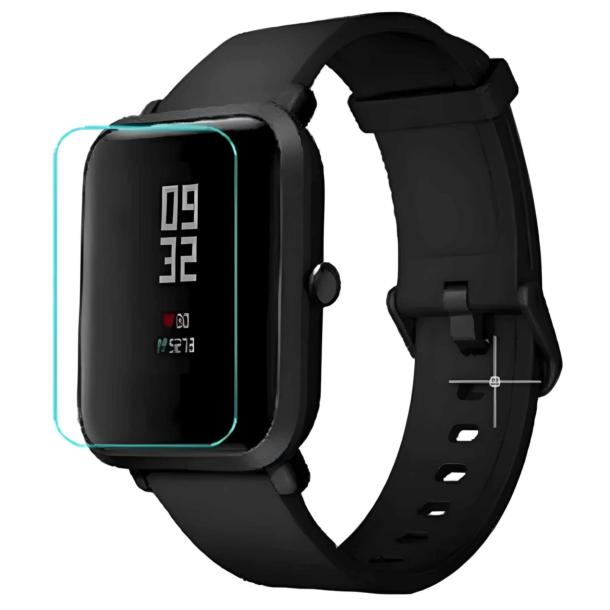Clear TPU hydrogel screen protection film for Amazfit Bip smartwatch with anti-scratch properties