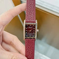 Alloy Chinese-style red women's watch with multiple design patterns and 8mm thickness
