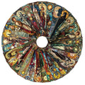 Pack of 30 paper tarot bookmarks with painted glass card illustrations.