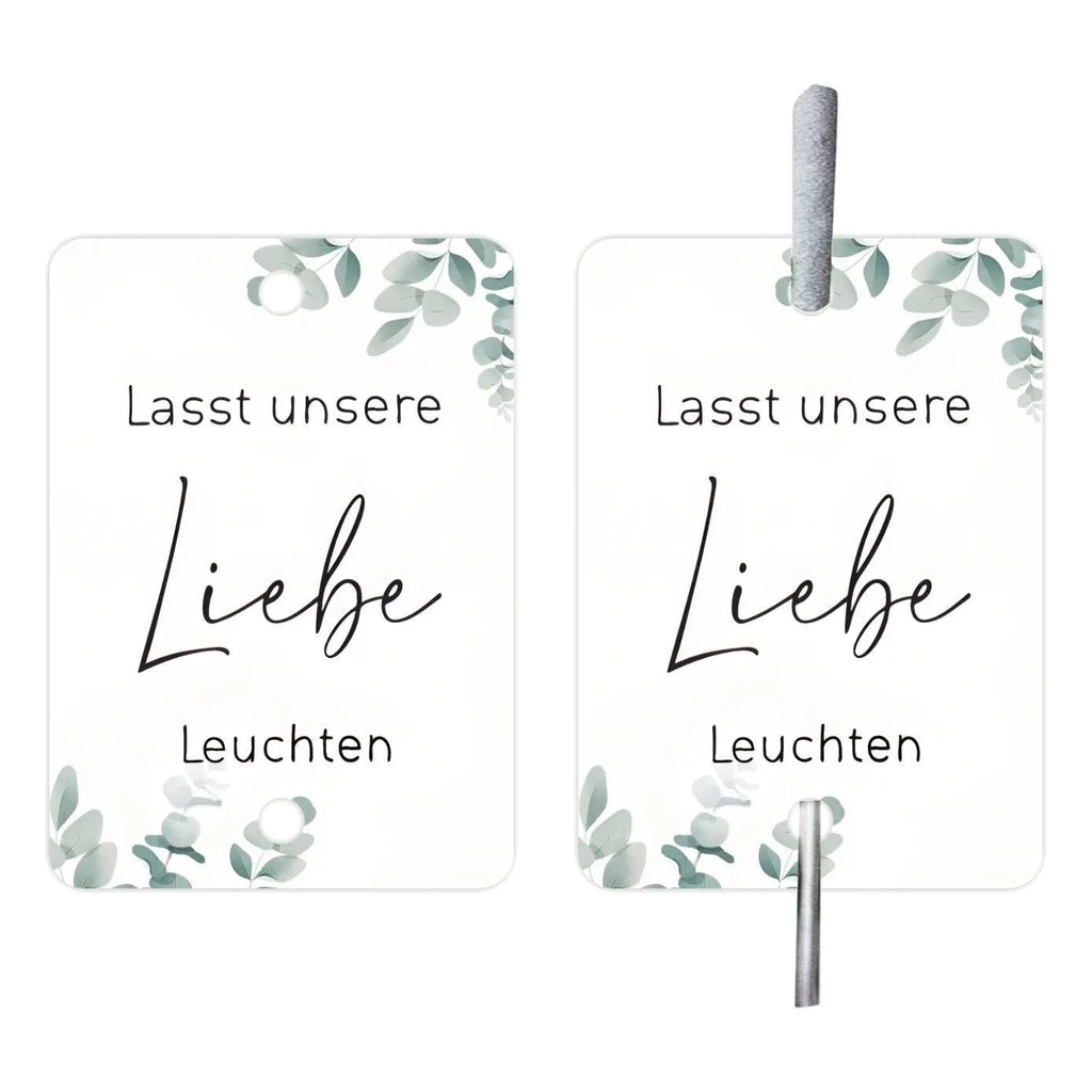 Pack of 50 white card decorative labels with fireworks design for event stationery