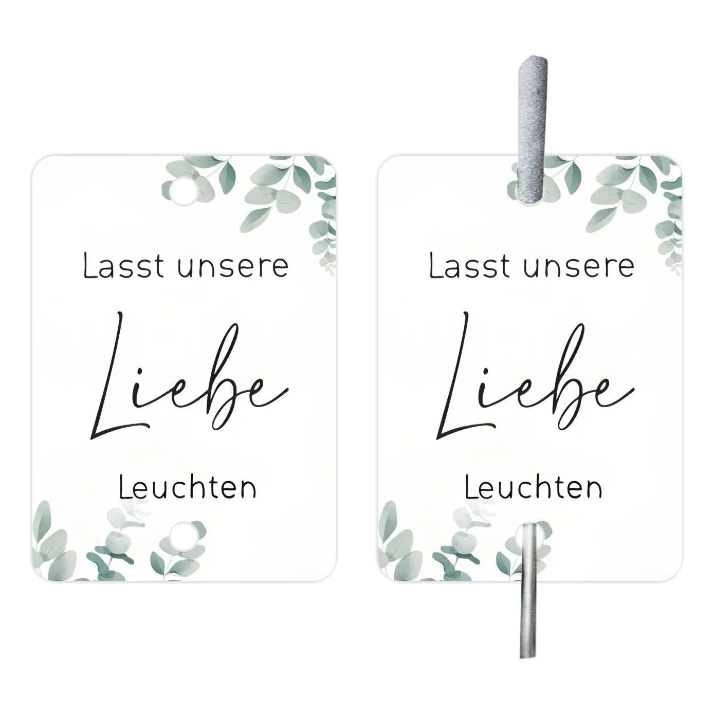 Pack of 50 white card decorative labels with fireworks design for event stationery