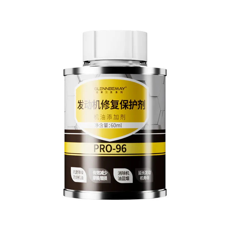 60ml engine oil anti-wear additive bottle with white cap for automotive engines