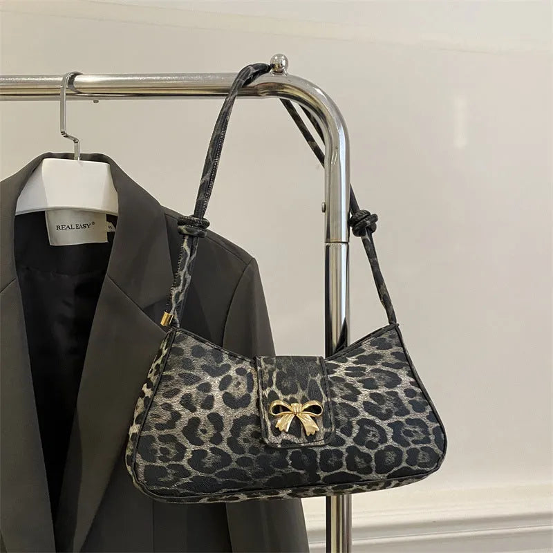 Women's casual PU leather handbag with sandwich pockets in black, brown, coffee or khaki