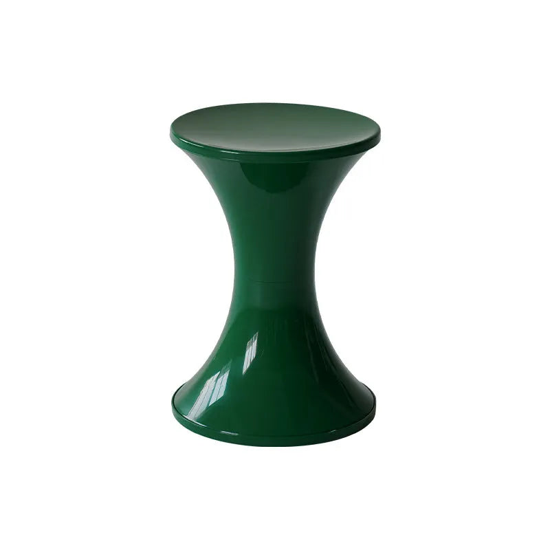 Plastic hourglass style shoe changing stool in multiple colour options
