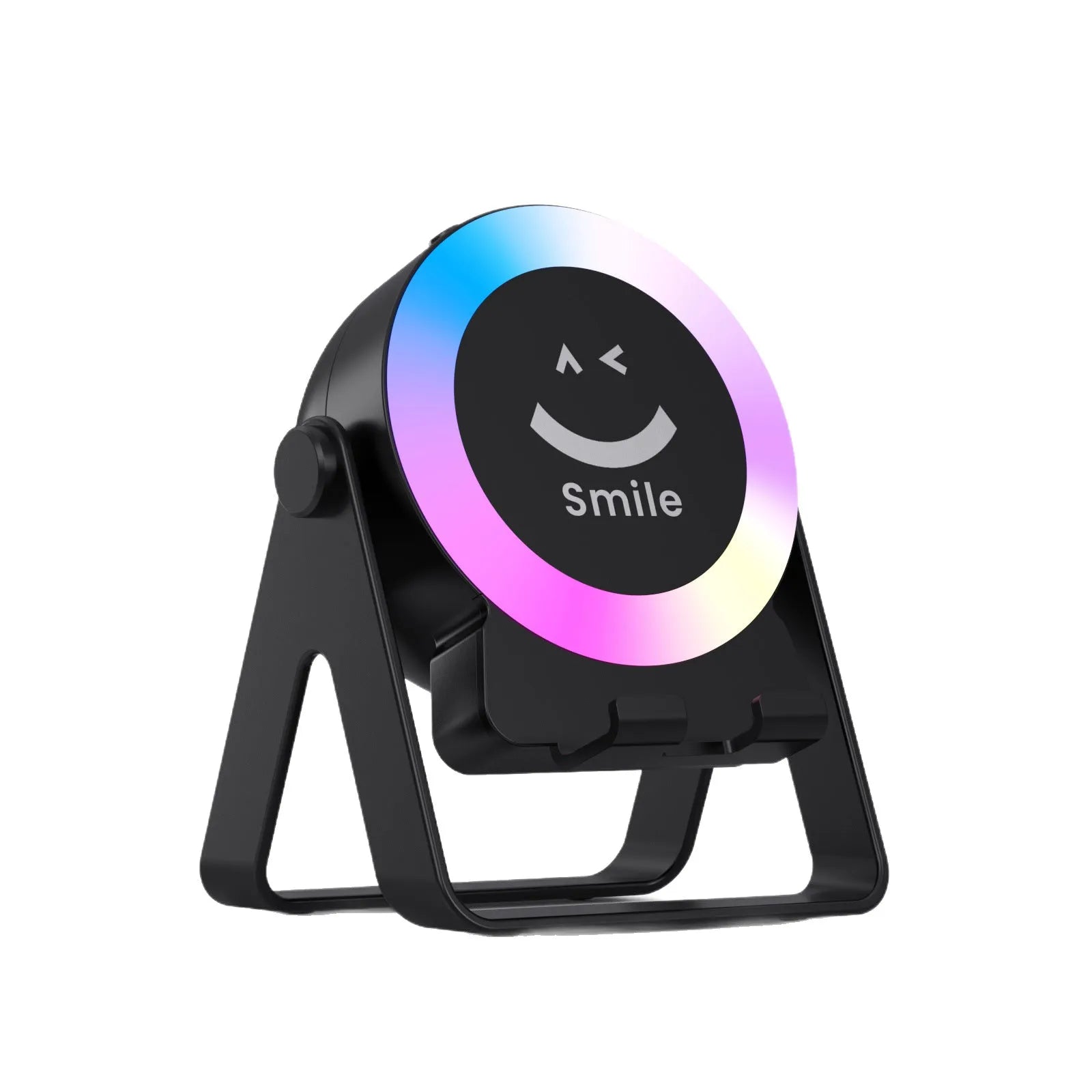 Black or white waterproof Bluetooth speaker with induction technology and card insertion slot