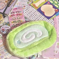 Honeydew Roll velvet Swiss roll cake design pencil case in Korean style