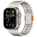 Stainless steel magnetic buckle watch strap for Apple Watch in business style