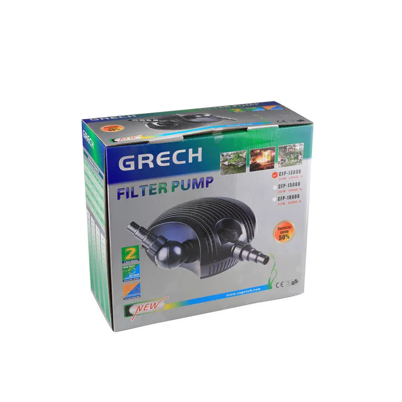 CFP Series horizontal plastic pond filter pump for large flow filtration in fish ponds.