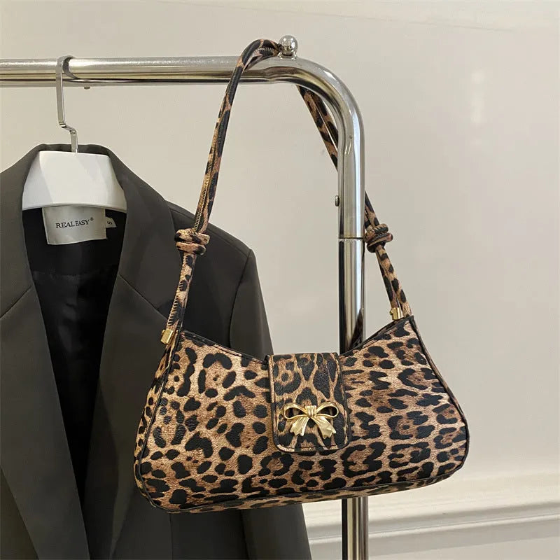 Women's casual PU leather handbag with sandwich pockets in black, brown, coffee or khaki