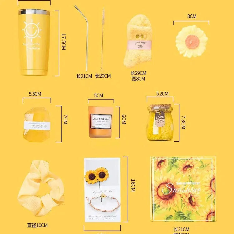 Soy wax aromatherapy candle bath gift set in gift packaging with multiple colour suit variations