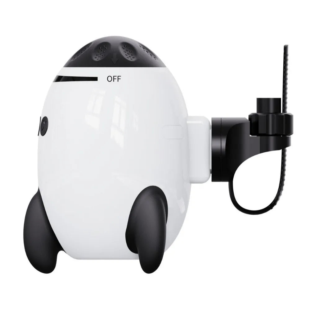 White ABS plastic baby stroller shaking device with Bluetooth connection for white noise playback