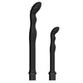 Black silicone hosepipe flusher for personal hygiene applications