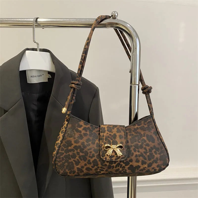 Women's casual PU leather handbag with sandwich pockets in black, brown, coffee or khaki