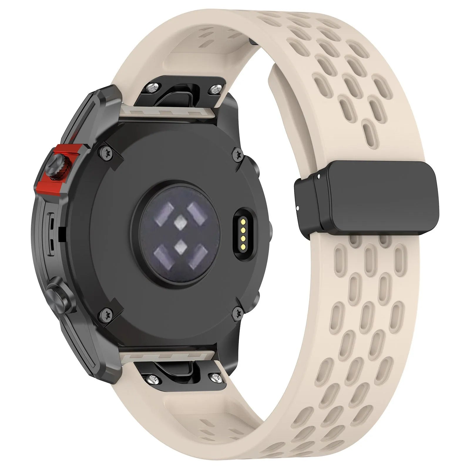 Quick release watch strap for Garmin Fenix 8 and Fenix 7 Pro in multiple colour options showing lug widths.