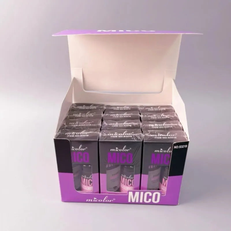 Makeup primer and finishing spray two-in-one system with 45ml and 40ml monochrome bottles
