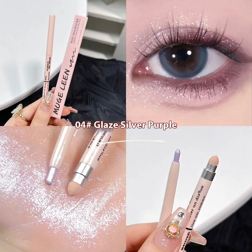 Waterproof brightening eyeshadow pen in one of six shade variations on a white background.