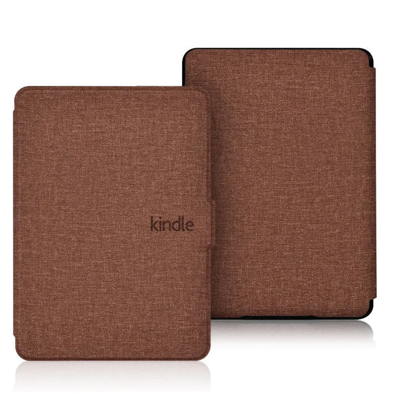 Kindle leather hard protective case with magnetic closure in multiple colour options
