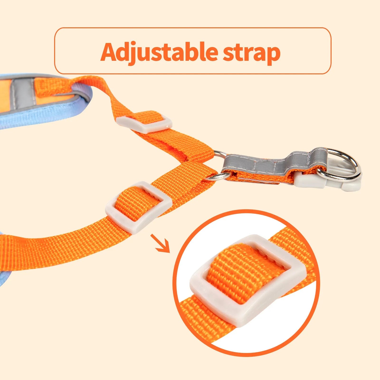 Adjustable dog harness haulage rope package with chest strap in multiple colour options