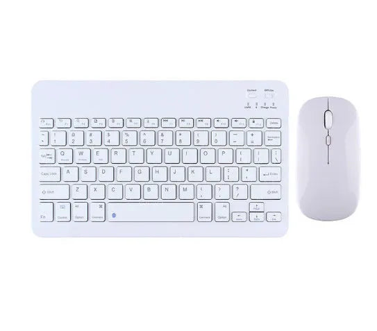 Bluetooth keyboard for tablets and PCs in various colours including white, green, and pink